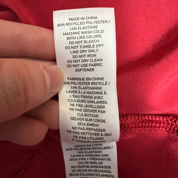 RHONE Essentials 7" Training Shorts Unlined Mens XXL 2XL Red - Picture 9 of 10